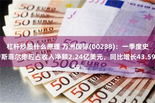 杠杆炒股什么原理 万洲国际(00288)：一季度史密斯菲尔德应占收入净额2.24亿美元，同比增长43.59%