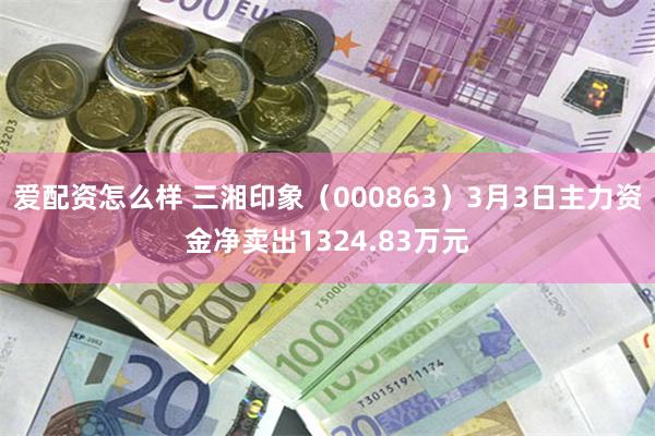 爱配资怎么样 三湘印象（000863）3月3日主力资金净卖出1324.83万元
