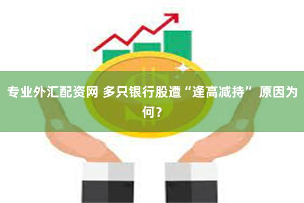 专业外汇配资网 多只银行股遭“逢高减持” 原因为何？