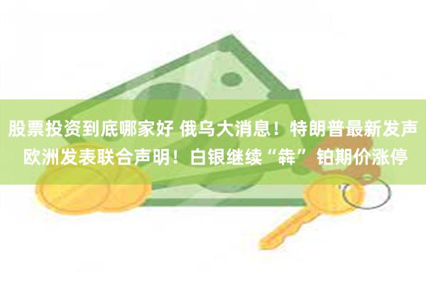 股票投资到底哪家好 俄乌大消息！特朗普最新发声 欧洲发表联合声明！白银继续“犇” 铂期价涨停